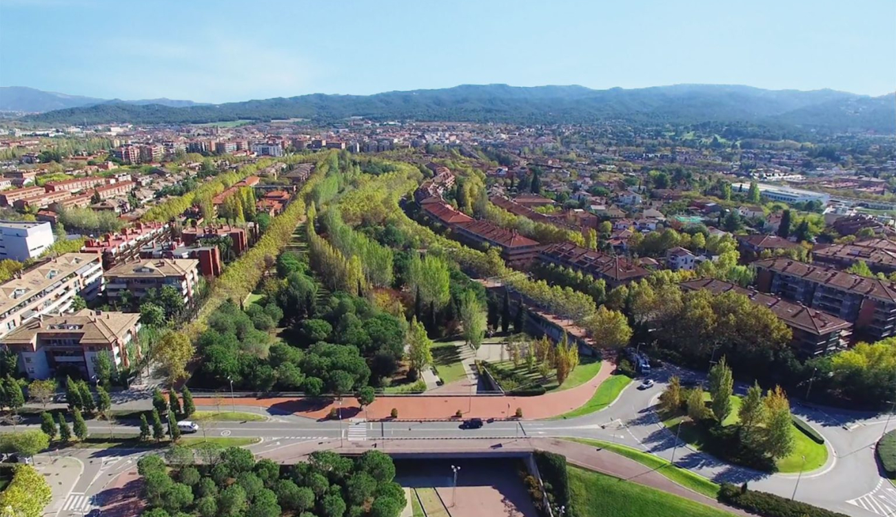 Sant Cugat desde el aire